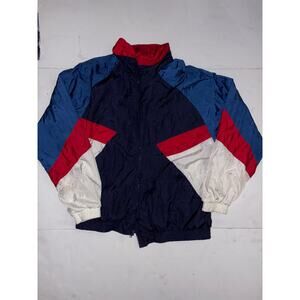 Vintage Roundtree & Yorke jacket navy red large early 90s